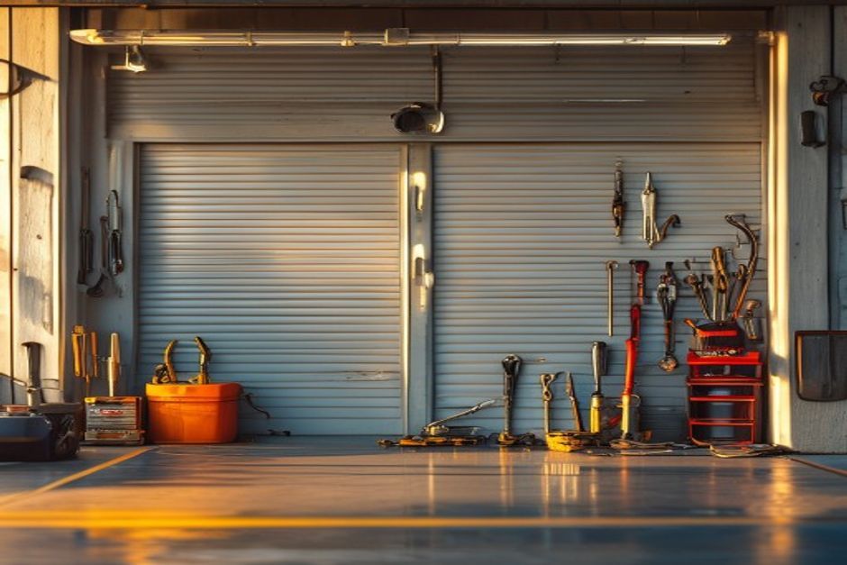 Robert Wilson Brothers Garage Door Repairs LLC — professional Garage Door Repair in Calabasas, branded work van and team — Garage Door Repair near me